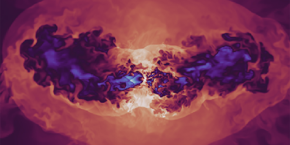 This snapshot of a simulated galaxy gives a preview of the studies Michigan State University researchers and their colleagues will launch on Frontier, the world’s fastest supercomputer. These new studies will be performed at higher resolution and include more of the physics at work in galaxy formation and evolution.