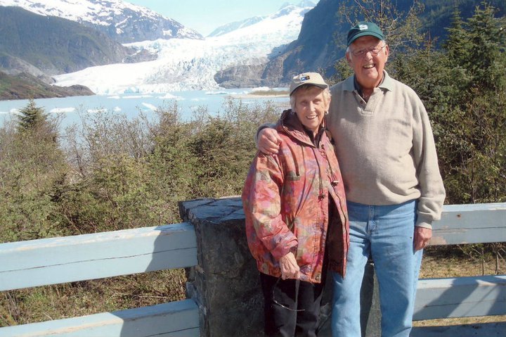 Gordon and Mary Guyer in Alaska in 2010.