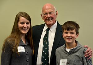 Guyer with family in 2014. Photo courtesy of MSU Department of Entomology.